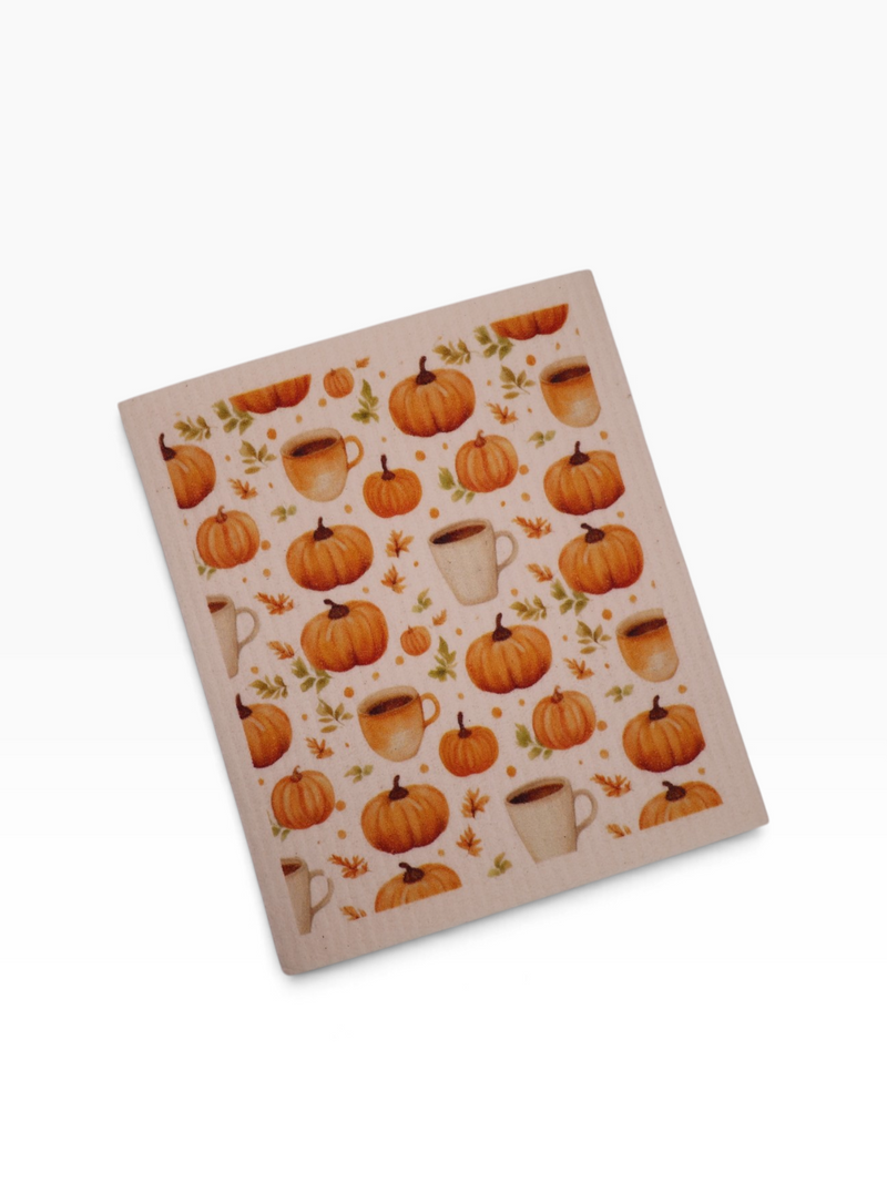 Pumpkin Swedish Dishcloth